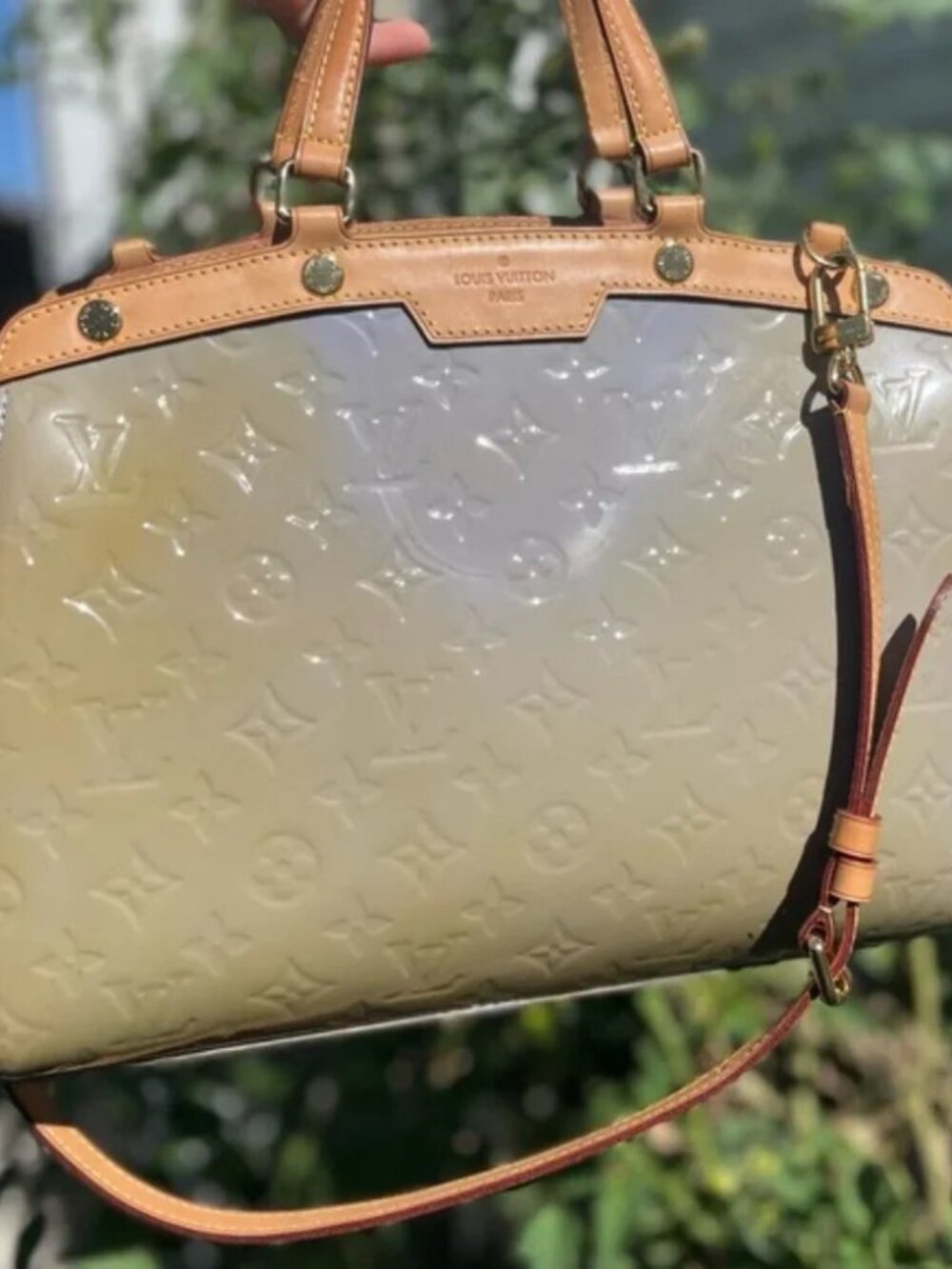Louis Vuitton purple Brea MM lila monogram Vernis - Picture 2 of 12